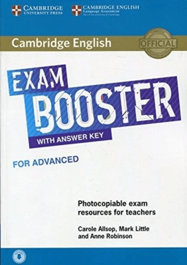Cambridge English Exam Booster for Advanced with Answer Key with Audio av Carole Allsop, Mark Little, Anne Robinson