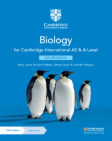 Cambridge International AS &amp; A Level Biology Coursebook with Digital Access (2 Years) 5ed av Mary Jones, Richard Fosbery, Dennis Taylor, Jennifer