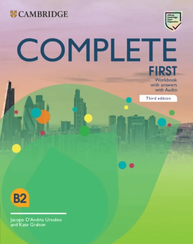 Complete First Workbook with Answers with Audio av Jacopo D'Andria Ursoleo
