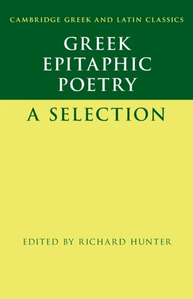 Greek Epitaphic Poetry