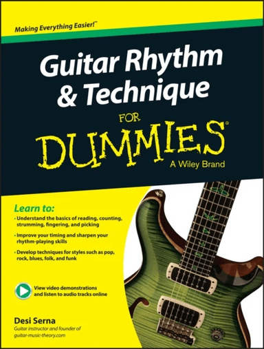 Guitar Rhythm and Techniques For Dummies, Book + Online Video and Audio Instruction av Desi Serna