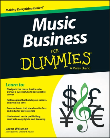 Music Business For Dummies av Loren Weisman