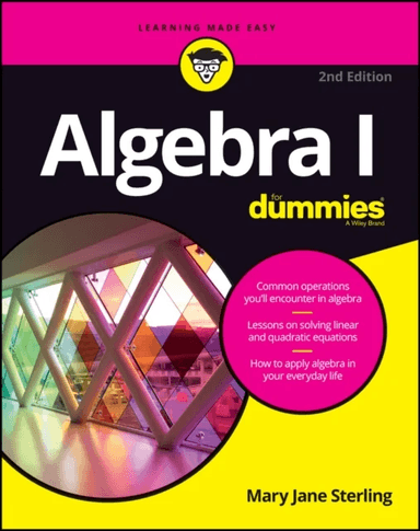 Algebra I For Dummies av Mary Jane (Bradley University Peoria IL) Sterling