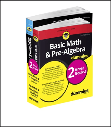 Basic Math &amp; Pre-Algebra For Dummies Book + Workbook Bundle av Mark Zegarelli
