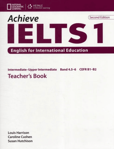 Achieve IELTS 1 Teacher Book - Intermediate to Upper Intermediate 2nd ed av Louis et al Harrison