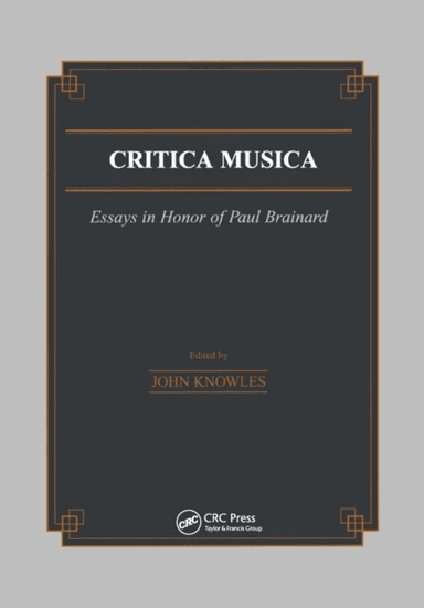 Critica Musica av J. Knowles