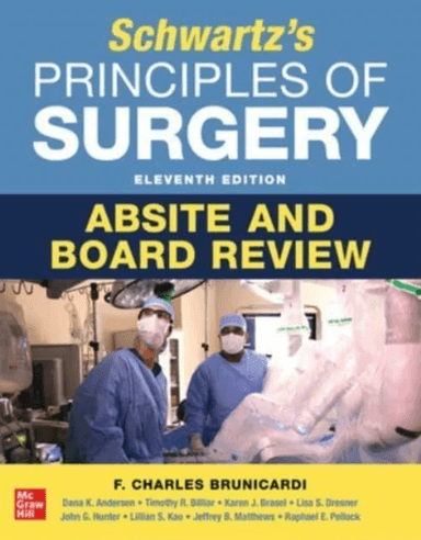 Schwartz's Principles of Surgery ABSITE and Board Review av F. Brunicardi, Dana Andersen, Timothy Billiar, Karen J. Brasel, Lisa Dresner, John Hu