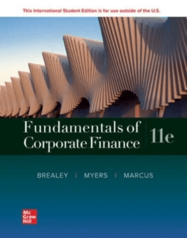 Fundamentals of Corporate Finance ISE av Richard Brealey, Stewart Myers, Alan Marcus