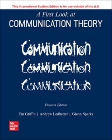 A First Look at Communication Theory ISE av Andrew Ledbetter