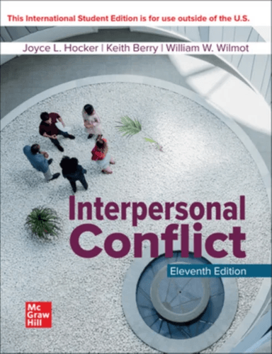 Interpersonal Conflict ISE av Joyce Hocker, Keith Berry, William Wilmot