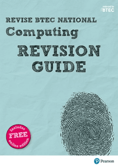 Pearson REVISE BTEC National Computing Revision Guide inc online edition - 2023 and 2024 exams and a av Mark Fishpool, Christine Gate, Steve Farrell,