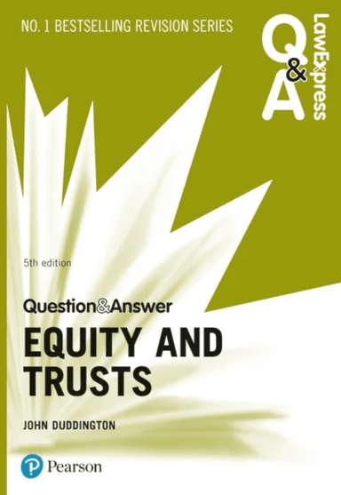 Law Express Question and Answer: Equity and Trusts, 5th edition av John Duddington