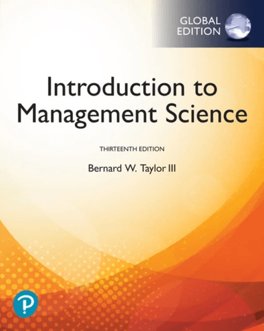 Introduction to Management Science, Global Edition av Bernard Taylor