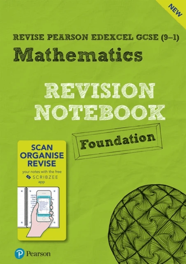 Pearson REVISE Edexcel GCSE (9-1) Maths Foundation Revision Notebook: For 2024 and 2025 assessments