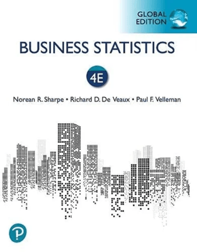 Business Statistics, Global Edition av Norean Sharpe, Richard De Veaux, Paul Velleman