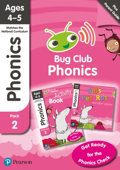 Bug Club Phonics Learn at Home Pack 2, Phonics Sets 4-6 for ages 4-5 (Six stories + Parent Guide + A av Rhona Johnston, Joyce Watson, Jeanne Willis, E