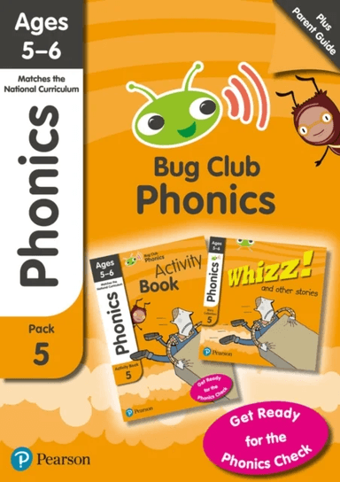 Bug Club Phonics Learn at Home Pack 5, Phonics Sets 13-26 for ages 5-6 (Six stories + Parent Guide + av Rhona Johnston, Joyce Watson, Paul Shipton, Je