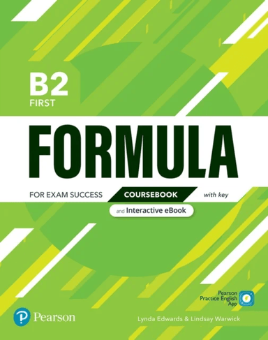 Formula B2 First Coursebook with key &amp; eBook av Pearson Education