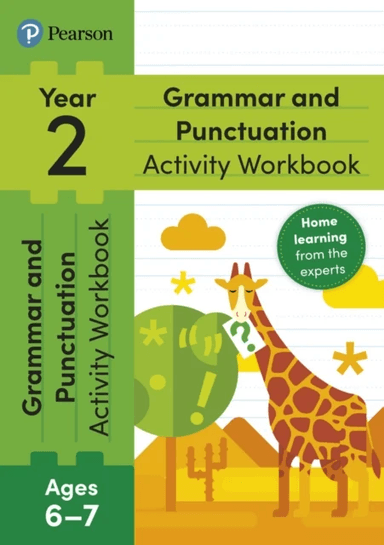 Pearson Learn at Home Grammar &amp; Punctuation Activity Workbook Year 2 av Hannah Hirst-Dunton