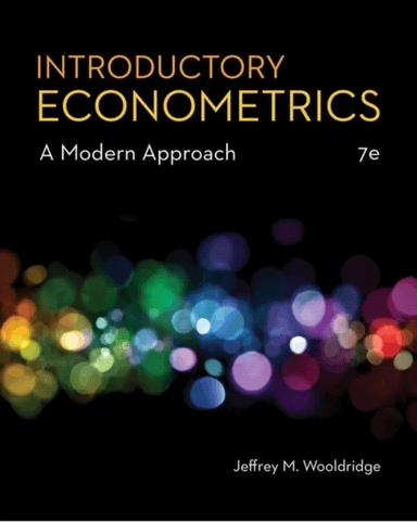 Introductory Econometrics av Jeffrey (Michigan State University) Wooldridge