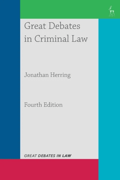Great Debates in Criminal Law av Jonathan (University of Oxford UK) Herring