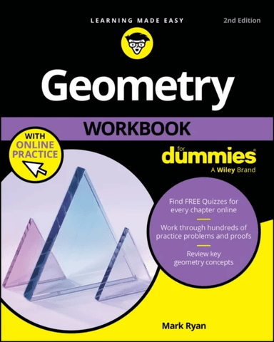 Geometry Workbook For Dummies av Mark (The Math Center Winnetka IL) Ryan
