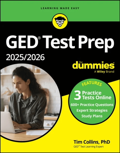 GED Test Prep 2025/2026 For Dummies av Tim Collins