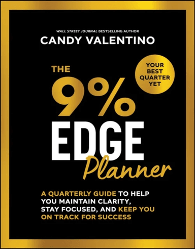 The 9% Edge Planner av Candy Valentino