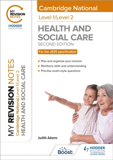 My Revision Notes: Level 1/Level 2 Cambridge National in Health &amp; Social Care: Second Edition av Judith Adams