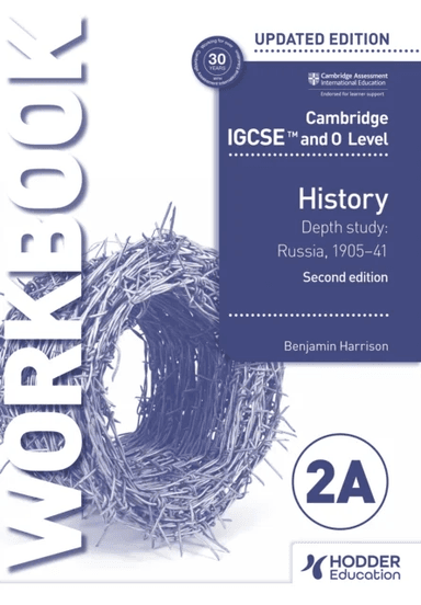 Cambridge IGCSE and O Level History Workbook 2A - Depth study: Russia, 1905¿41 2nd Edition av Benjamin Harrison