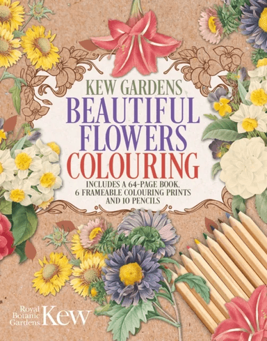 The Kew Gardens Beautiful Flowers Colouring Kit av The Royal Botanic Gardens Kew