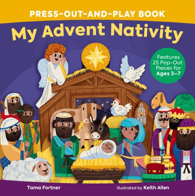 My Advent Nativity Press-Out-and-Play Book av Tama Fortner