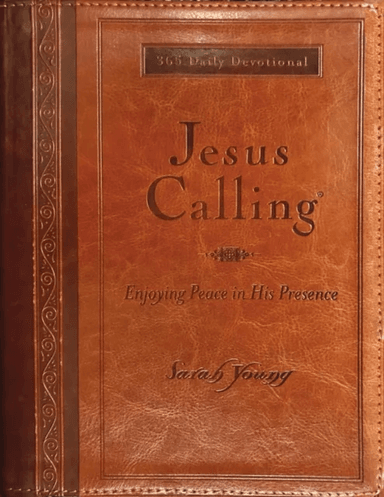 Jesus Calling, Large Text Brown Leathersoft, with Full Scriptures av Sarah Young