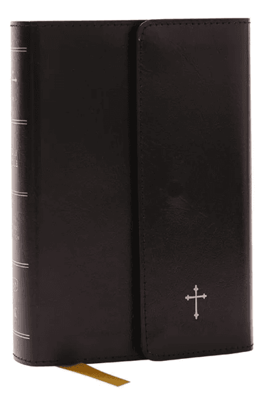 KJV Compact Bible w/ 43,000 Cross References, Black Leatherflex with flap, Red Letter, Comfort Print av Thomas Nelson
