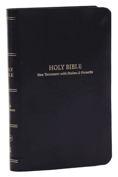 KJV, Pocket New Testament with Psalms and   Proverbs, Black Leatherflex, Red Letter, Comfort Print av Thomas Nelson