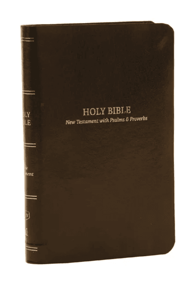 KJV Holy Bible: Pocket New Testament with Psalms and Proverbs, Brown Leatherflex, Red Letter, Comfor av Thomas Nelson