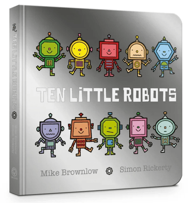 Ten Little Robots Board Book av Mike Brownlow