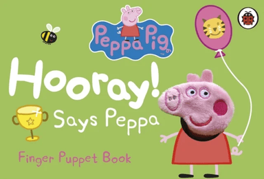 Peppa Pig: Hooray! Says Peppa Finger Puppet Book av Peppa Pig