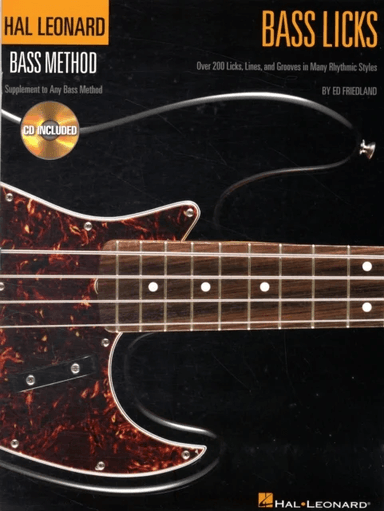 Hal Leonard Bass Method - Bass Licks av Ed Friedland
