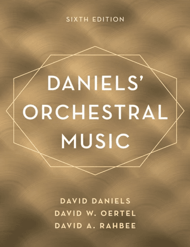 Daniels' Orchestral Music av David Daniels, David W. Oertel, David A. Rahbee
