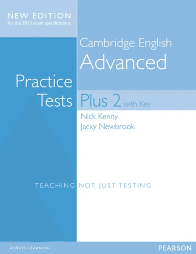 Cambridge Advanced Volume 2 Practice Tests Plus New Edition Students' Book with Key av Nick Kenny, Jacky Newbrook