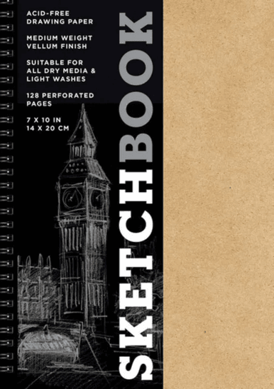 Sketchbook (basic medium spiral Kraft) av Inc. Sterling Publishing Co.