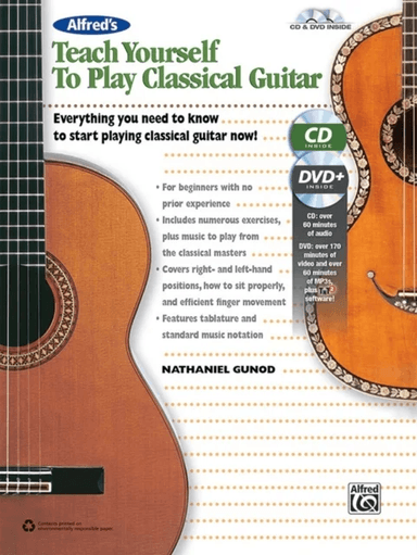 Alfred's Teach Yourself to Play Classical Guitar av Nathaniel Gunod