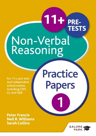 11+ Non-Verbal Reasoning Practice Papers 1 av Neil R Williams, Peter Francis, Sarah Collins