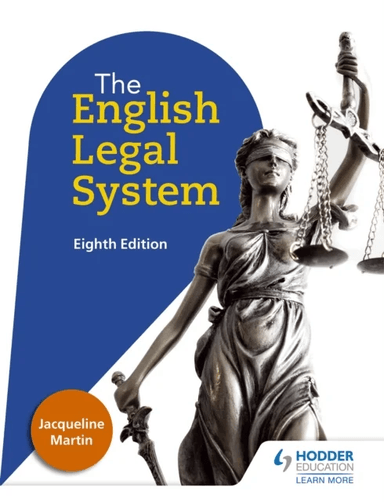 English Legal System Eighth Edition av Jacqueline Martin