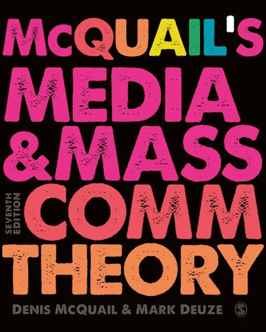 McQuail¿s Media and Mass Communication Theory av Denis MA PhD DipPSA  McQuail, Mark Deuze