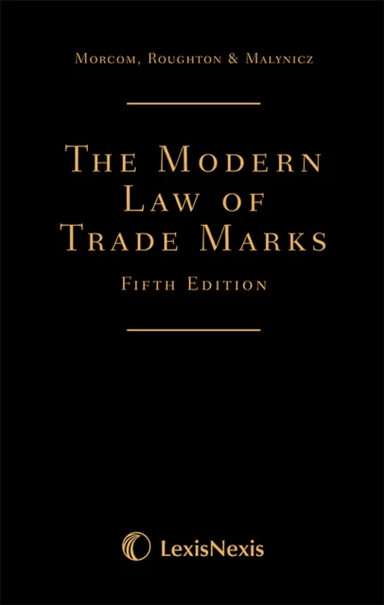 Morcom, Roughton and St Quintin: The Modern Law of Trade Marks av Christopher Morcom, Ashley Roughton,  St Quintin