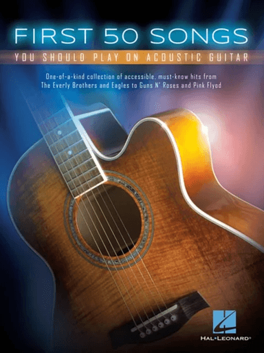 First 50 Songs You Should Play on Acoustic Guitar av Hal Leonard Publishing Corporation