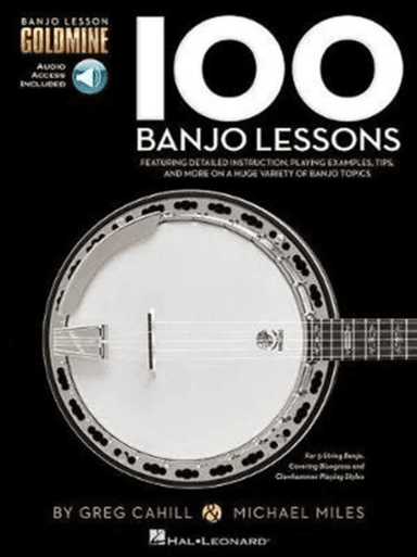 100 Banjo Lessons av Greg Cahill, Michael Miles
