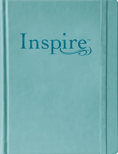 NLT Inspire Bible Large Print, Tranquil Blue av Tyndale Christian Art